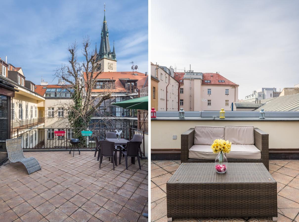 Spacious Apartments In The Heart Of Prag Exteriör bild